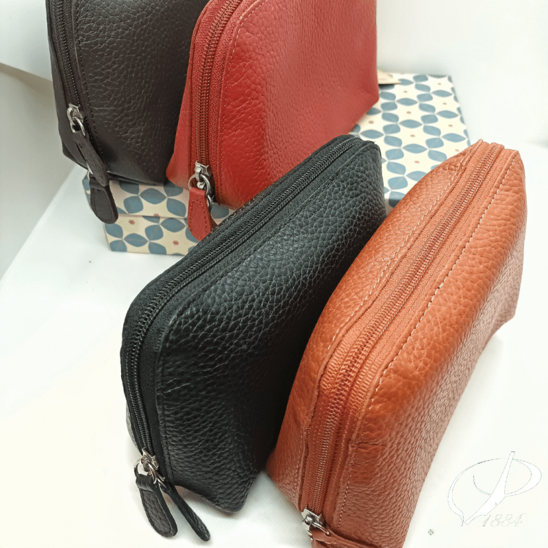 Trousse en cuir véritable Trousse en cuir véritable